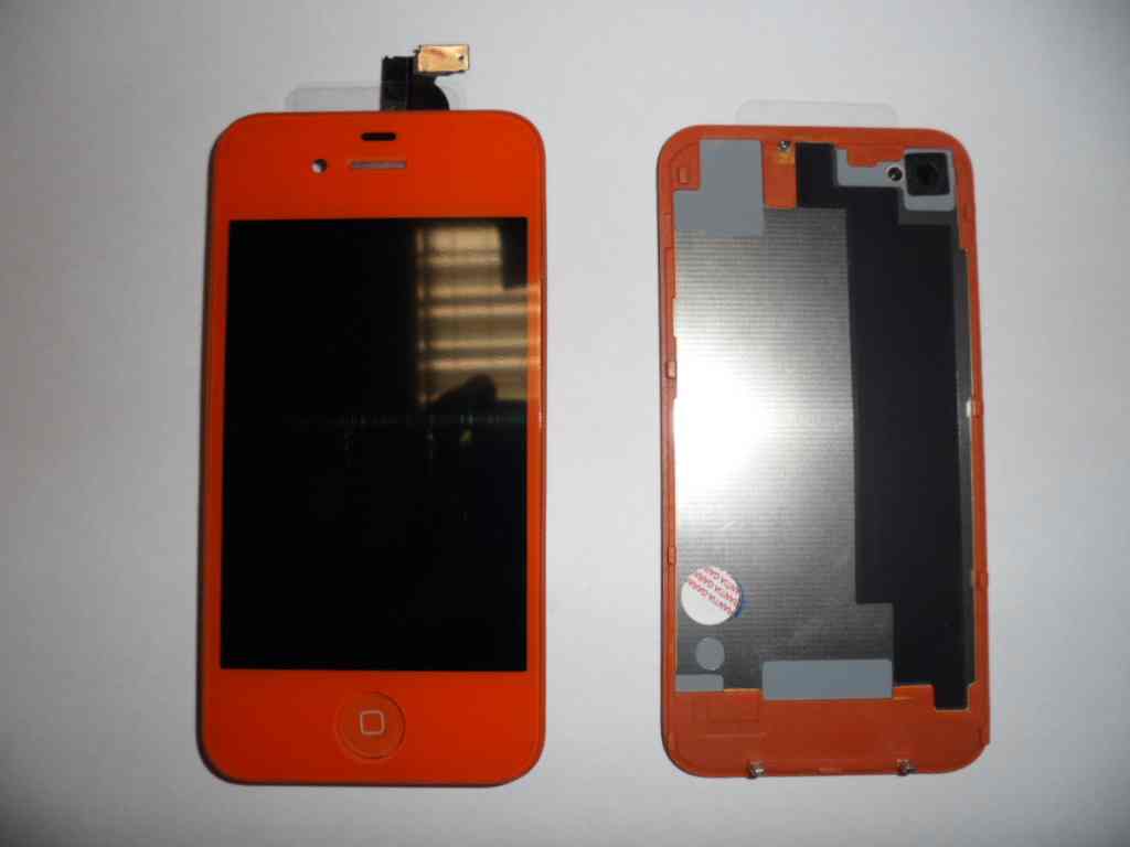 Repuesto Housing Completo Apple Iphone 4s Naranja